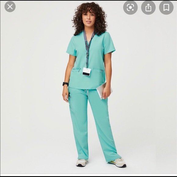 Casma Top & Kade Pants - Fresh Aqua - Picture 1 of 13